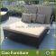 sun bed mattress Outdoor rattan furniture portable sun lounger