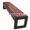 Backless Wooden Garden Bench For Sale