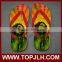 2017 innovative wedding brides flip flops with custom printing