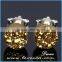 Wholesale Newest Fashion 925 Sterling Silver Yellow Druzy Jewelry Stud Earrings