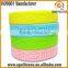 china supplier high quality custom silicon wristband debossed