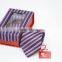 Set of super quality most popular waterproof polyester tie for men with box, luxury and cheap