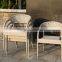 All weather outdoor furniture rattan dining set PE wicker table and chairs