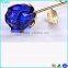 Office high grade round crystal pen holder gifts with custom engraved card holder