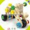 wholesale top quality baby wooden assemble screws toy teaching toy kids wooden assemble screws toy W03C015