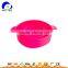 Custom color Amazon hot selling silicone bowl for popcorn