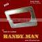 500-3 For 45mm Webbing Stamped Steel Quick Buckle