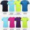 men breathable sweat plain t-shirts/women sport dri fit custom t-shirt