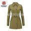 2016 Women's Fashion Spring Ventile Cotton Slim Parka Jackets Women Trench Coat for Wholesale Clothing