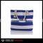 Hot Sale Canvas Stripe Beach Bag