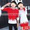 Custom winter spring red color block christmas knit pattern couple sweater