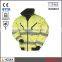 Safety uniform canvas workwear orange bomber mens hi vis jacket