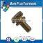 Made in Taiwan Custom Made Brass Material or Stainless Steel Material Knurled Thumb Screw