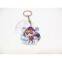 Offset Printing on Both Sides Keychain Cartoon Key Rings Accept OEM Design