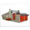 Rewinding and perforating toilet paper machine