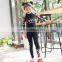 Best Selling Sweet Two Piece Set Floral Design 82% Nylon18% Spandex Baby Kids Swimsuit Child Swimwear