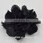 4Inch Satin Ruffled Chiffon Flower DIY Crafting Without Hair Clip Felt Back