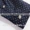 Elegant men's casual long sleeves all over printing shirt slim flannel checked shirt for men
