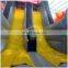 2016 new design PVC Tarpaulin fire truck inflatable obstacle bouncer with slide