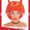 Red bob human hair wig with full lace sew in the wig for women dressed