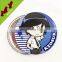 Blank button plastic badge wholesale