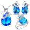 modern design for women beauty Crystal diamond necklace set