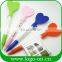 New design ad banner pen heart shaped promotion banner pen