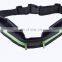 Outdoor Sweatproof Reflective Lycra Runner Belt Sports Waist Pack With Two Expandable Pockets