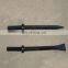 Drill rod for air pick hammer and hand hold rock drill