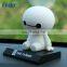 Fashion Plastic Car Interior Robot Bobble Head Shaking Head Auto Toys Big Hero Baymax Car Decoration Doll Ornament Car-Styling