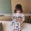 Girls color love full-print flying dress princess dress