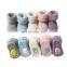 Wholesale newborn winter warm baby socks non slip solid color toddler slipper socks for 0-3T