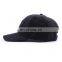 Unisex fashion black suede letter baseball caps