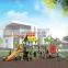 outdoor swing children slide , plastic outdoor playground slides