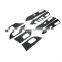 8Pcs/set Car 4 Door Armrest Handle Carbon Fiber Stickers Protection Decoration for Mitsubishi Lancer EX LHD Car Styling