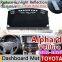 Для Toyota Alphard Vellfire 10 20 30 2002~2020 AH10 AH20 AH30 Антискользящая коврик на приборную панель, защитный ковер, солнцезащитное приборное панельное покрытие, автомобильные аксессуары