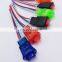 Universal 3 wiring 12v 5A rear brake kill switch double flash light emergency warning stop hazard switch motorcycle