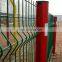 PVC Coated welded mesh fence /3 bends wire mesh fence / triangle femce / with peach square round post factory