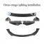 Accessories Parts Forged Matte Carbon Fiber Body Kit Front Lip Spoiler For Tesla Model Y 2021