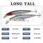 Hot Selling New Design 10cm/7g 12cm/11.8g Minnow Lures With Ring Bead Bait
