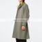 New Fashion Styles OEM Logo  Winter Micro Polar Fleece Jacket With Hooded  Men's Long Jacket