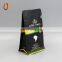 manufacturer flat bottom 1kg coffee packaging bag with valve