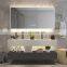 New Design Single&Double Sink Bathroom Cabinets Sets Vanity Table Bathroom Vanities With Lighted Mirror