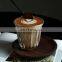 Custom Black walnut Wood Coasters Cup Bowl Mat Coffee Tea Cup Pads&Mats Drink Coasters