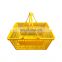 K&B hot sale wholesale small plastic supermarket shopping basket with handle