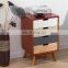 Modern Colorful Wood Cabinet bedroom night stand
