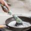 Manufacturing New Plastic Soap Dispensing Blue Kitchen Washer Dish Brush Cleaning