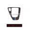 For BMW E90 E92 3 Series 2005-2012 Interior Trim Carbon Fiber Gear Shift Control Panel Cover Stickers LHD RHD accessories