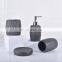 New 4pcs bathroom accessory set lotion dispenser ceramic bathroom set