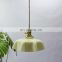 French Milk Glass Pendant Light For Restaurant Balcony Bedroom Bedside Aisle Lighting LED Hanging Lamp